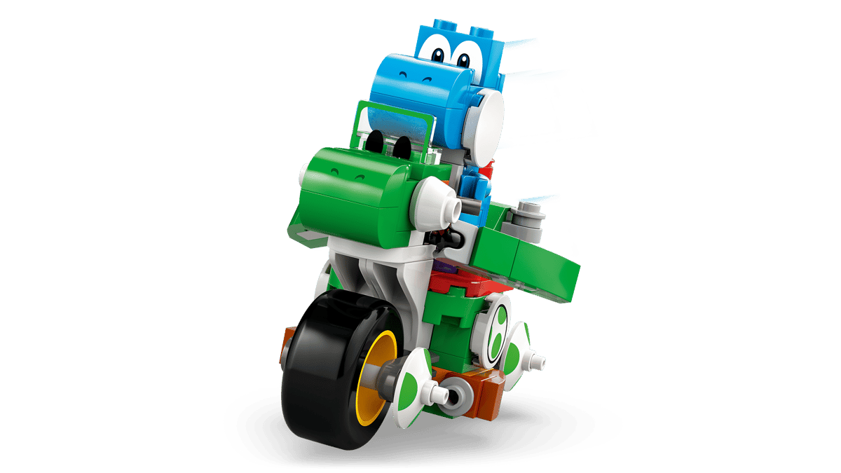 LEGO Super Mario Mario Kart Yoshi Bike Building Set