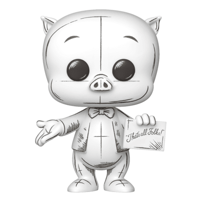 Funko Pop! Vinyl Looney Tunes – Porky Pig (Sketched) Vinyl Figure