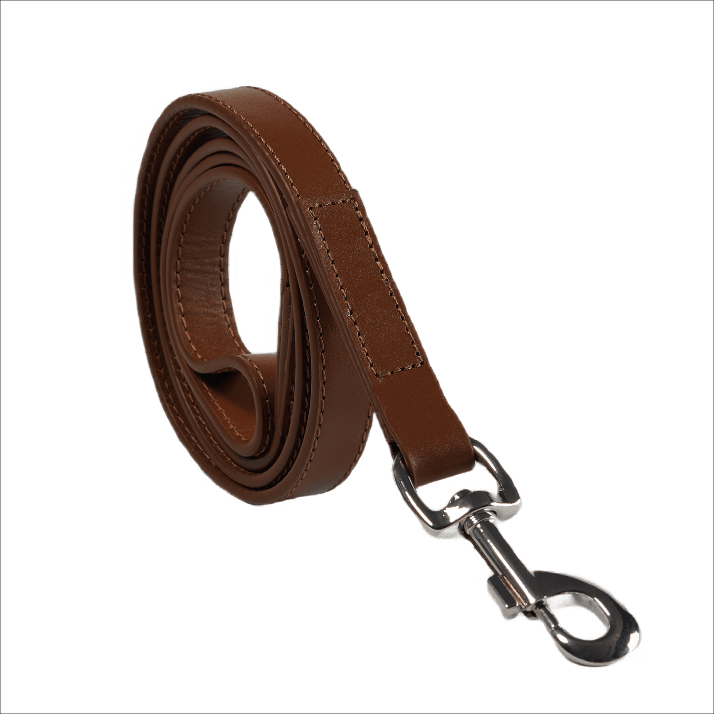 Baker & Bray Sustainable Designer Leather Dog Lead | Brown