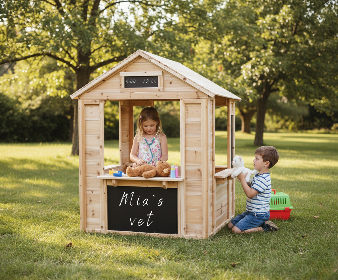 Cafe Shop Playhouse for Imaginative Roleplay