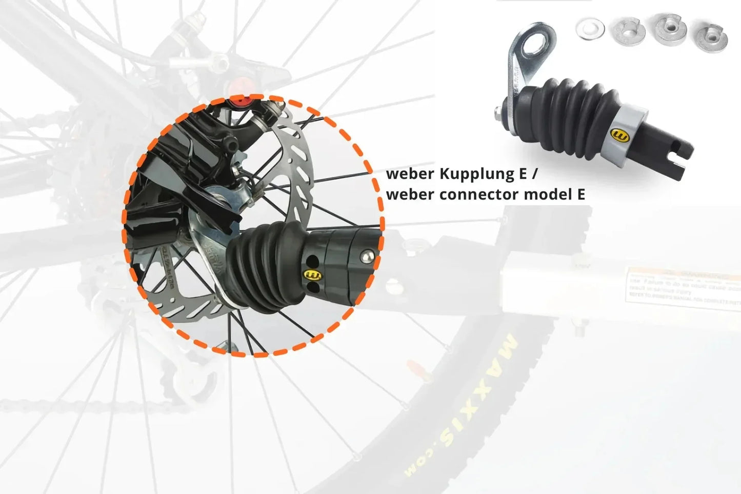 Doggy Tourer Weber E Coupling System