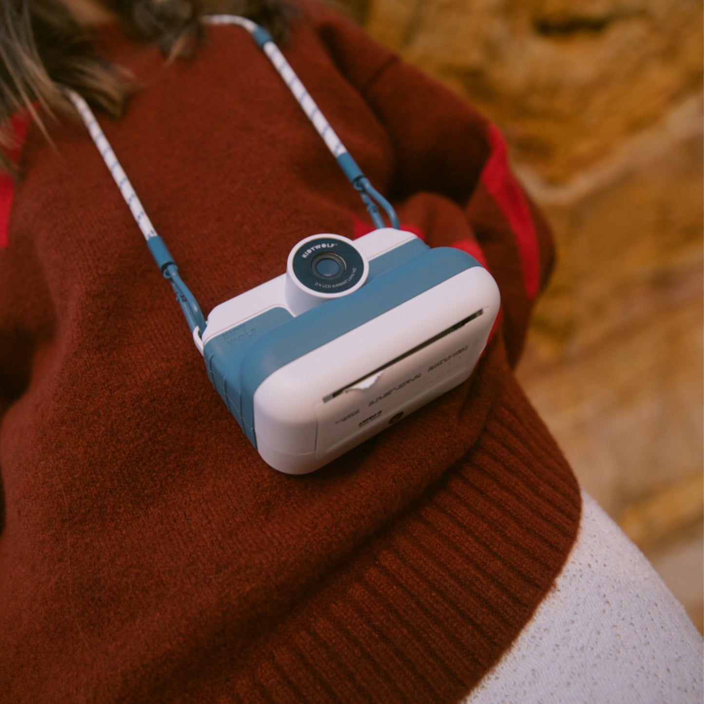 KPRINT Instant Thermal Printing Camera Blue