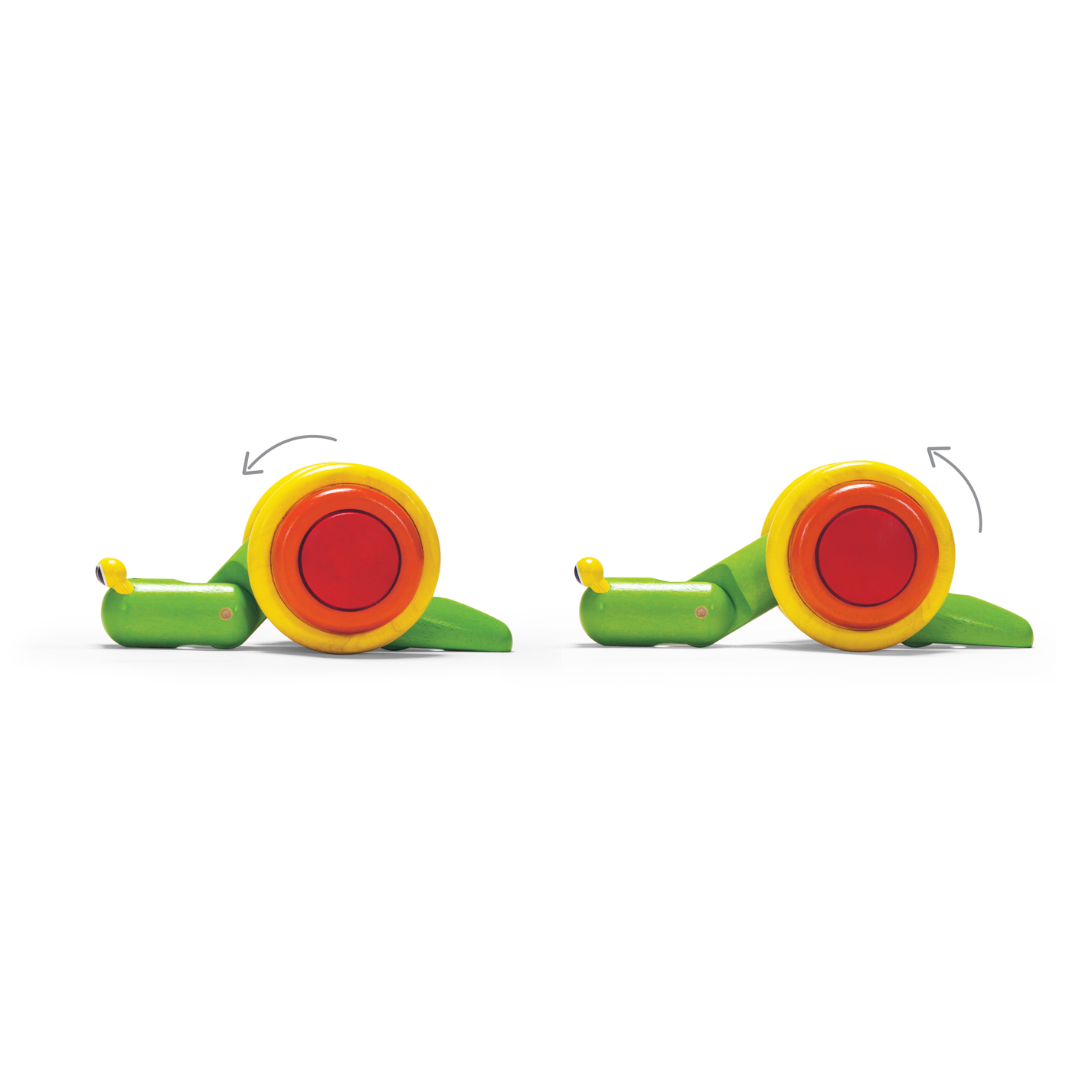 PlanToys Wooden Pull-Along Snail Toy