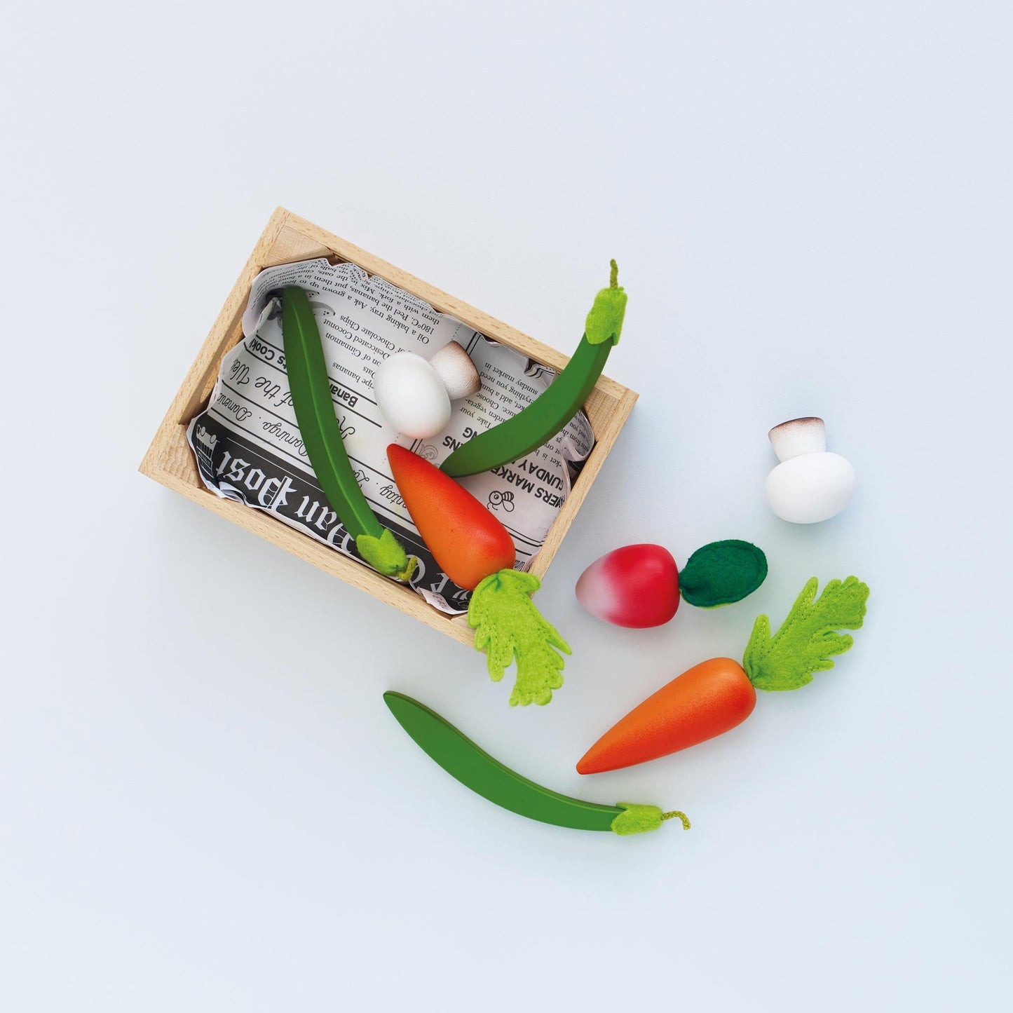 Le Toy Van Market Crate - Harvest Vegetables