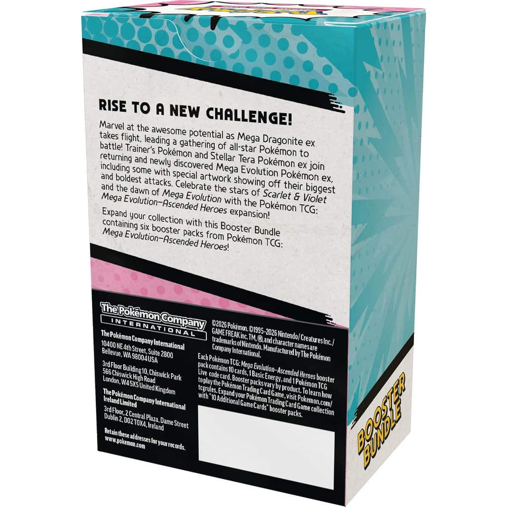 Pokémon TCG: Mega Ascended Heroes Booster Bundle