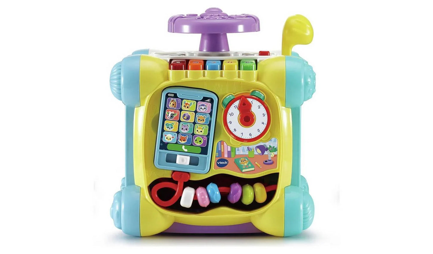 VTech Twist and Play Cube Interactive Activity Toy with Lights, Sounds & Learning Activities