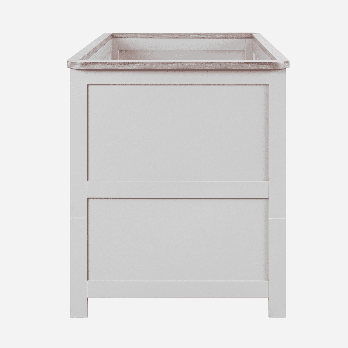 Tutti Bambini Verona Cot Bed - Dove Grey/Oak