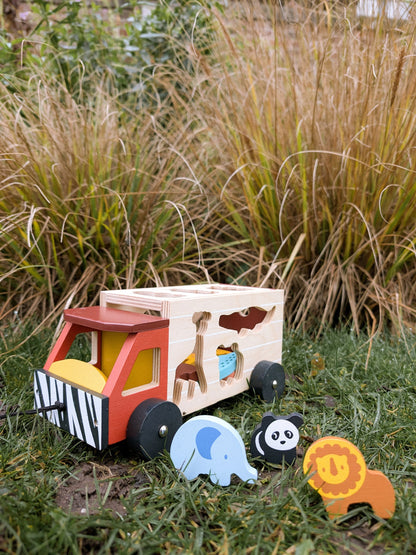 Shape Sorting Safari Truck