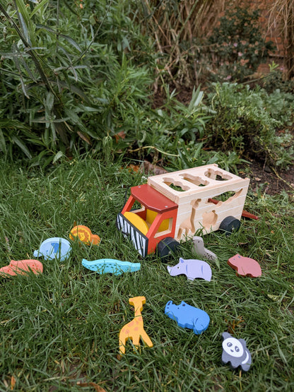 Shape Sorting Safari Truck
