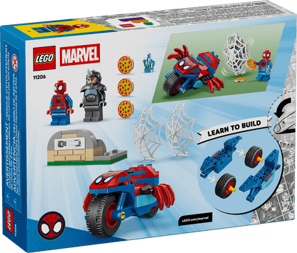 LEGO Marvel Spidey on his Motorcycle vs. Rhino Building Set 11206