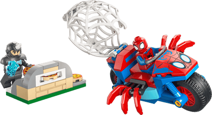 LEGO Marvel Spidey on his Motorcycle vs. Rhino Building Set 11206
