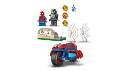 LEGO Marvel Spidey on his Motorcycle vs. Rhino Building Set 11206