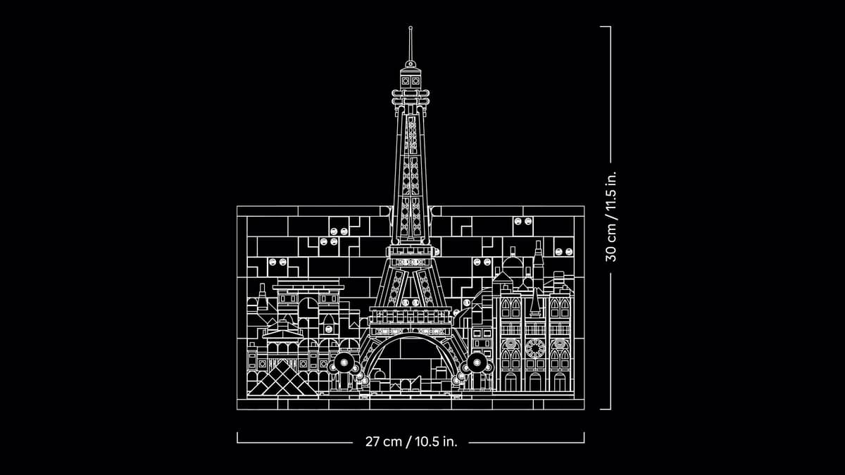 LEGO Architecture Paris  City of Love Building Set 21064