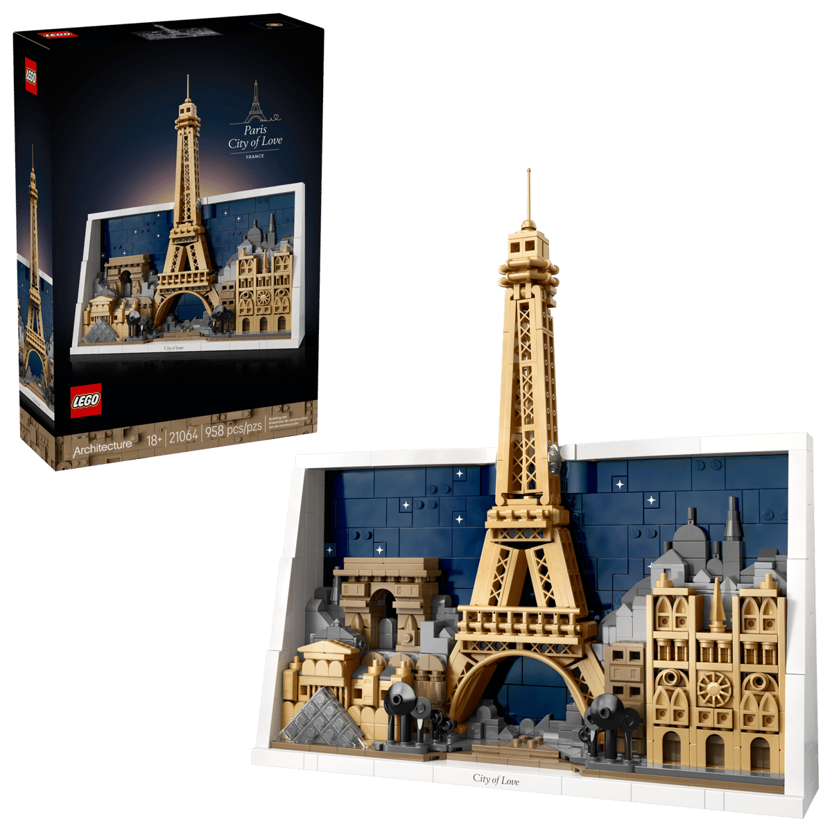 LEGO Architecture Paris  City of Love Building Set 21064
