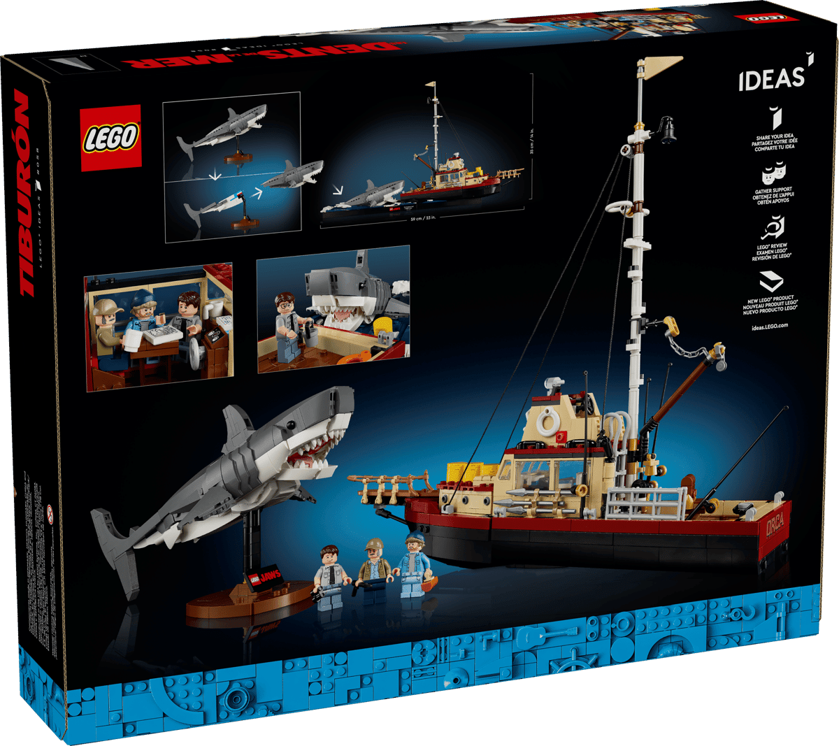 LEGO Ideas Jaws Building Set 21350
