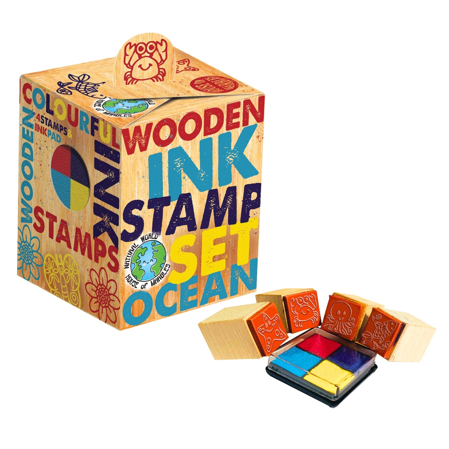 House of Marbles Stamp Set - Ocean