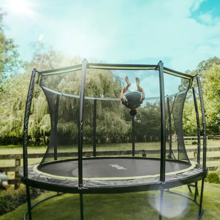 Jumpflex HERO Outdoor Garden Trampoline with Safety Enclosure