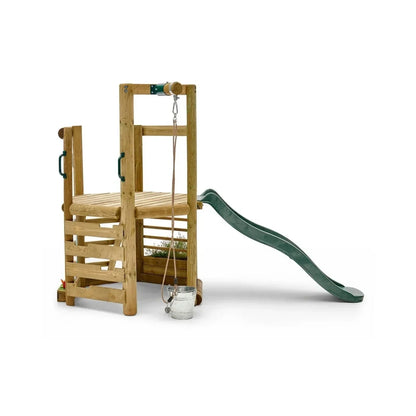 Plum Discovery Woodland Treehouse with Slide & Climbing Wall