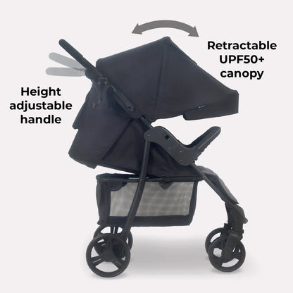 MB30 Plus Pushchair - Black / Grey