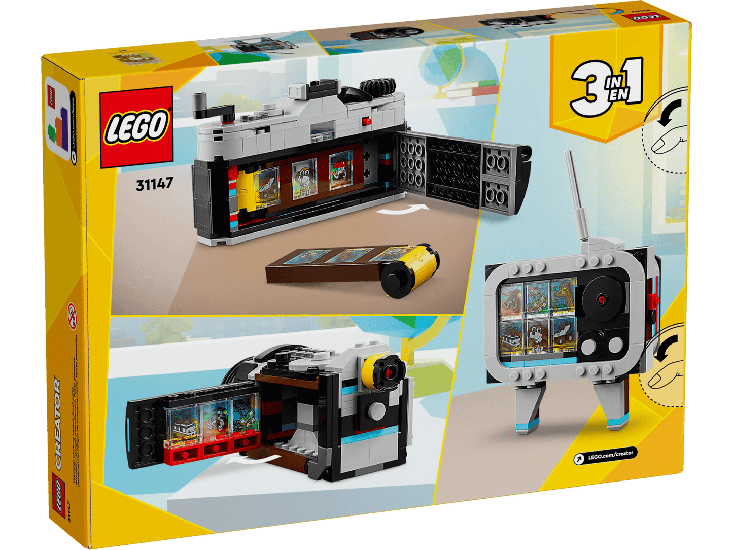 LEGO Creator 3-in-1 Retro Camera Building Set 31147