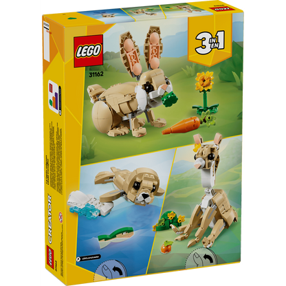 LEGO Creator 3-in-1 Cute Bunny Building Set