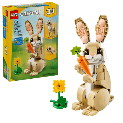 LEGO Creator 3-in-1 Cute Bunny Building Set