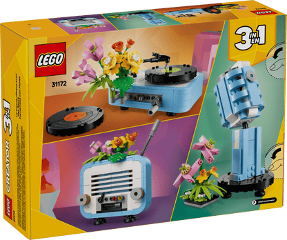 LEGO Creator 3-in-1 Record Player with Flowers Building Set