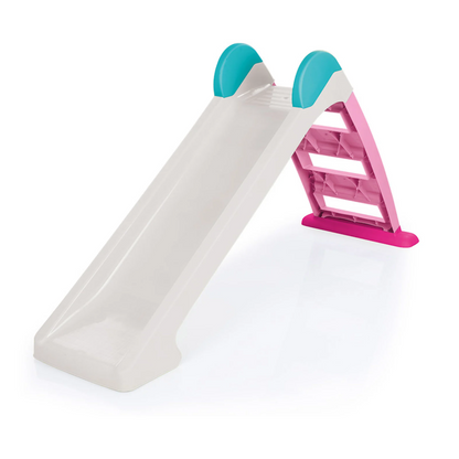 Dolu Playhouse with Fence, Water Slide & Activity Table - Pink
