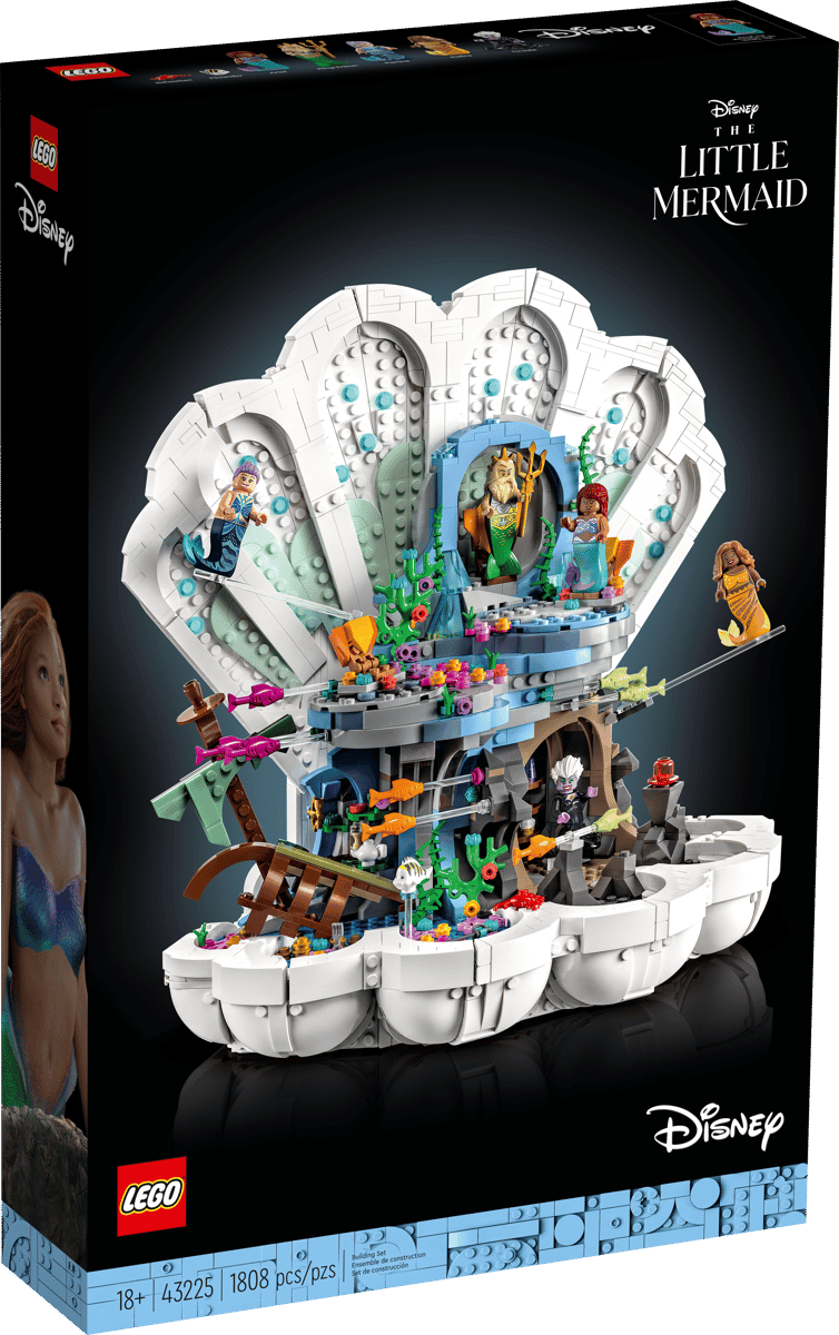 LEGO Disney The Little Mermaid Royal Clamshell Building Set 43225