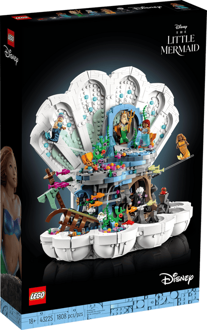 LEGO Disney The Little Mermaid Royal Clamshell Building Set 43225