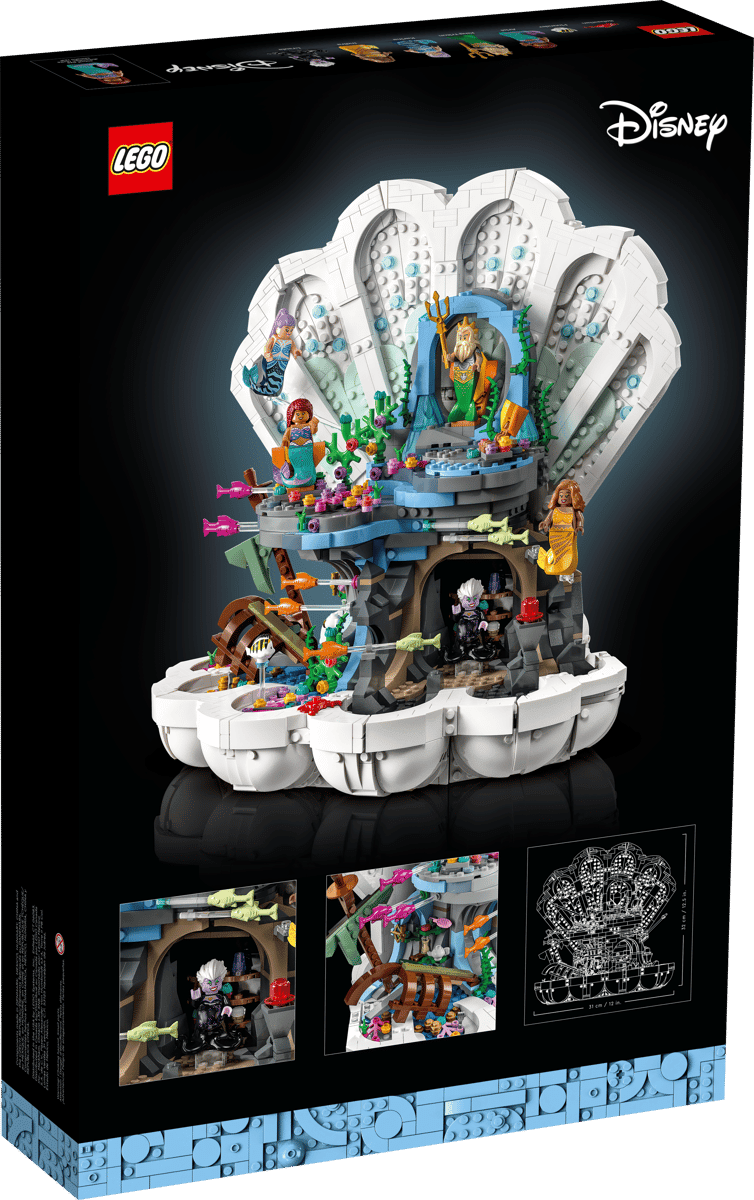 LEGO Disney The Little Mermaid Royal Clamshell Building Set 43225