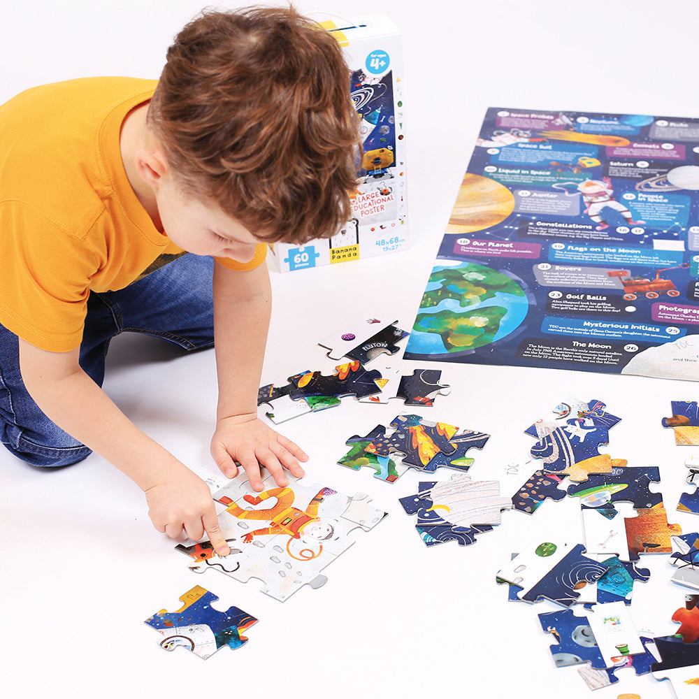 Banana Panda Observation Puzzle Space