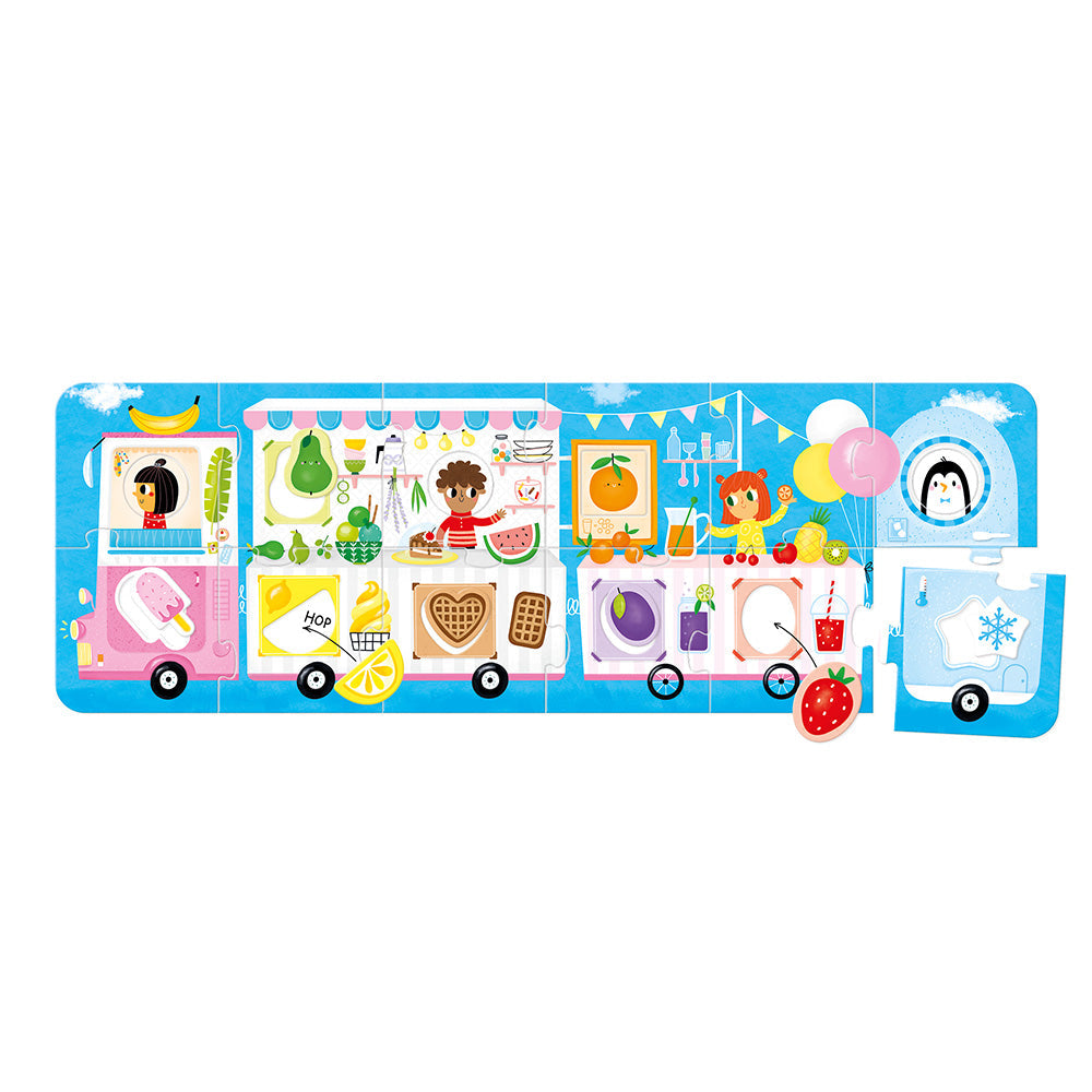 Banana Panda Make-a-Match Food Truck Puzzle