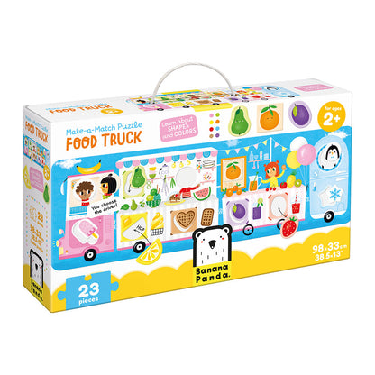 Banana Panda Make-a-Match Food Truck Puzzle