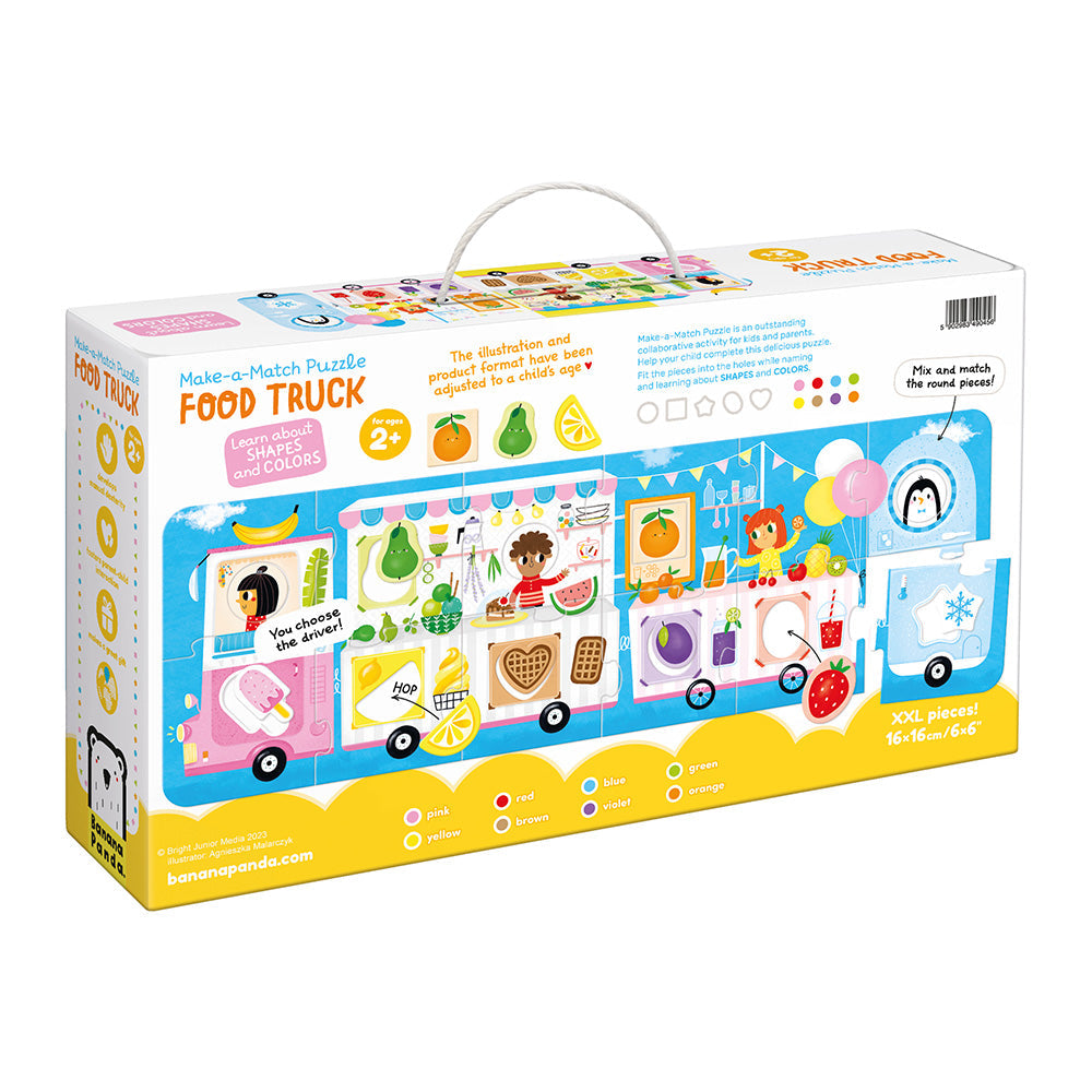 Banana Panda Make-a-Match Food Truck Puzzle