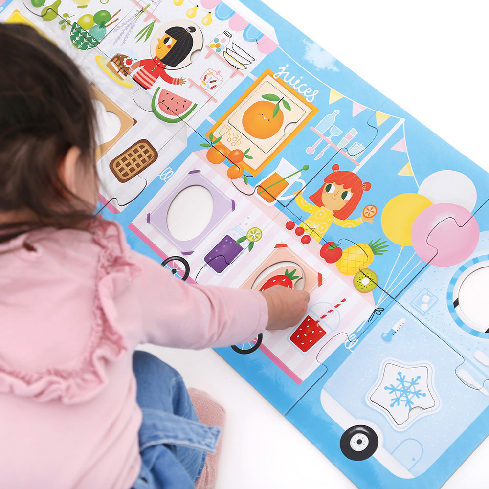 Banana Panda Make-a-Match Food Truck Puzzle