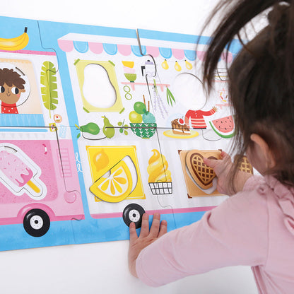 Banana Panda Make-a-Match Food Truck Puzzle