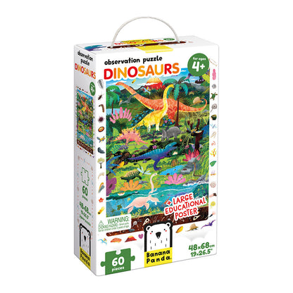 Banana Panda Observation Puzzle Dinosaurs