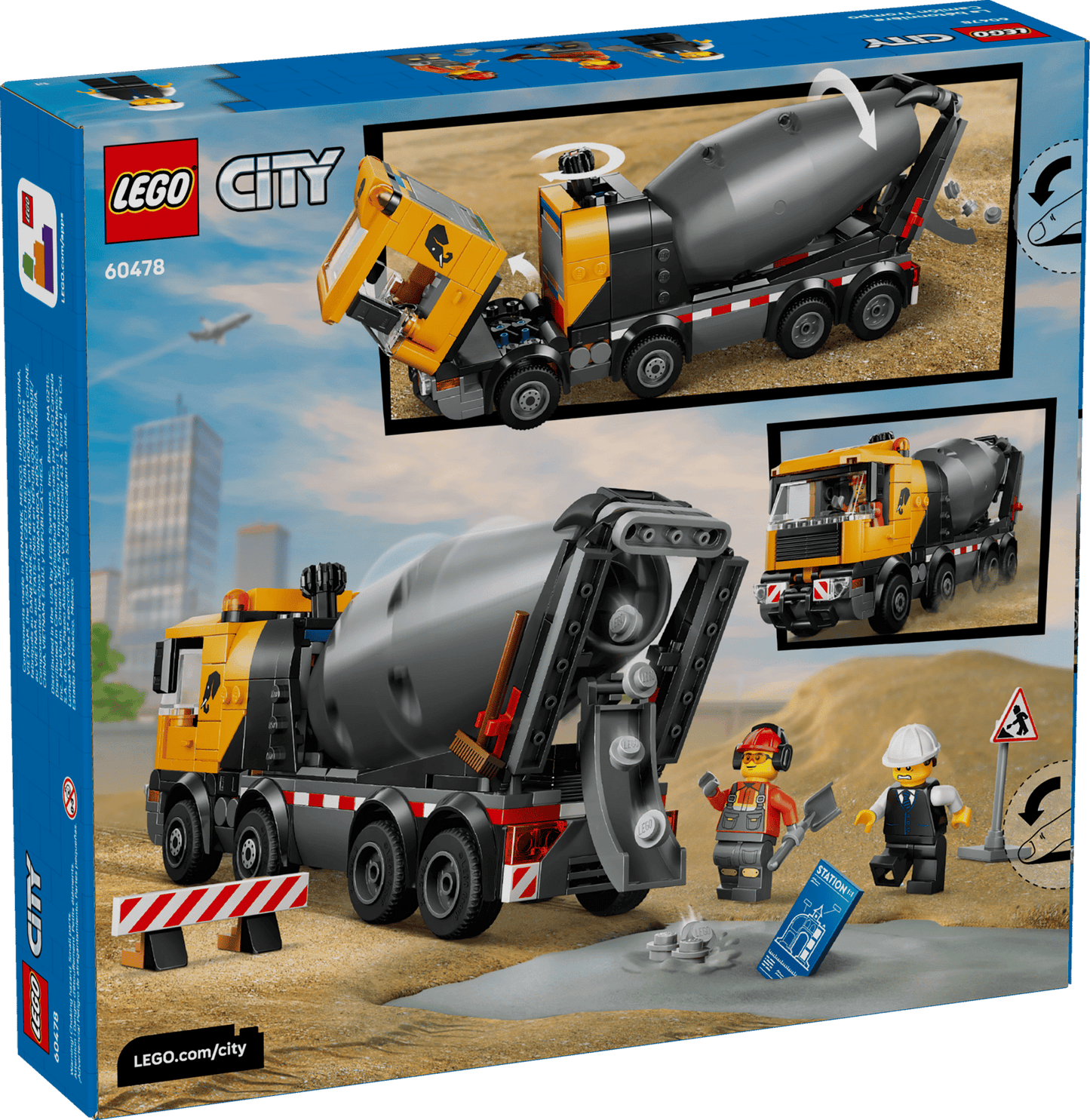 LEGO City Cement Mixer Building Set 60478