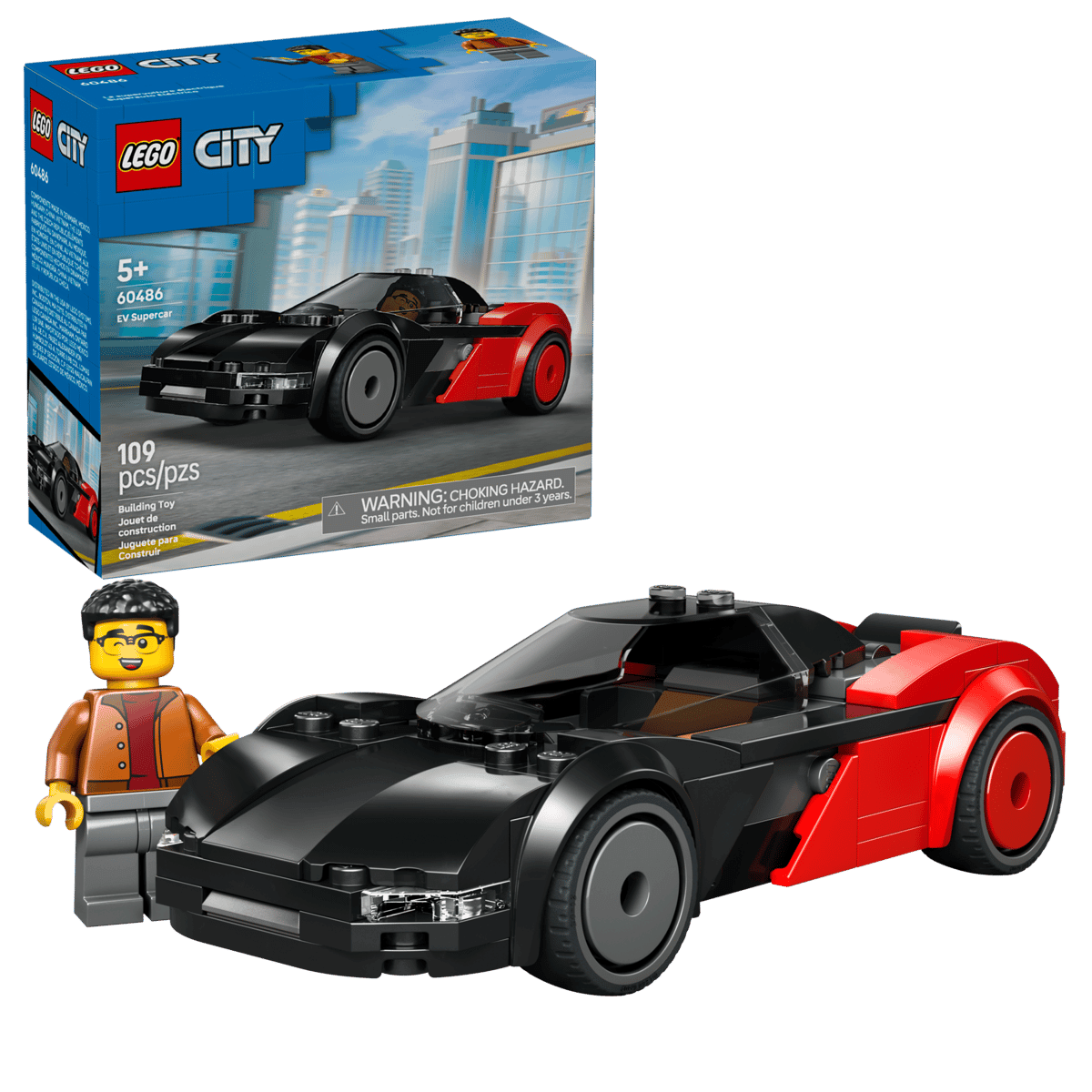 LEGO City EV Supercar Building Set 60486