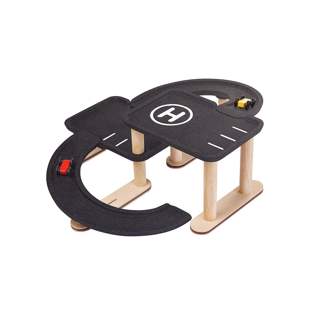 PlanToys Race 'n' Play Parking Garage
