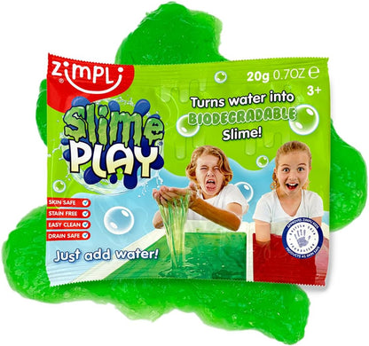ZIMPLI - Slime Powder, Simply add water to create one litre of thick gooey slime, UK Made, Great Value, Great Fun
