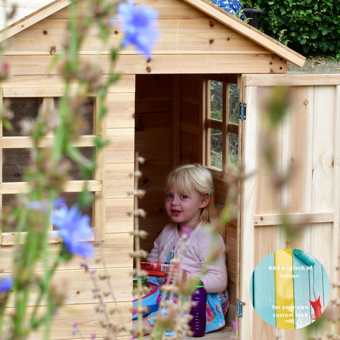 Big Game Hunters Evermeadow Wooden Kids Playhouse – Indoor & Outdoor