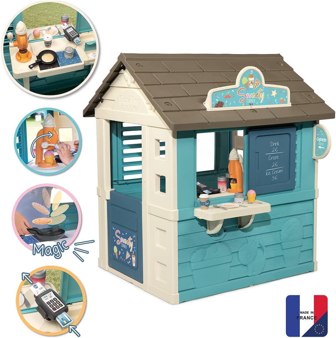 Smoby Sweety Corner House - Children's Garden Playhouse