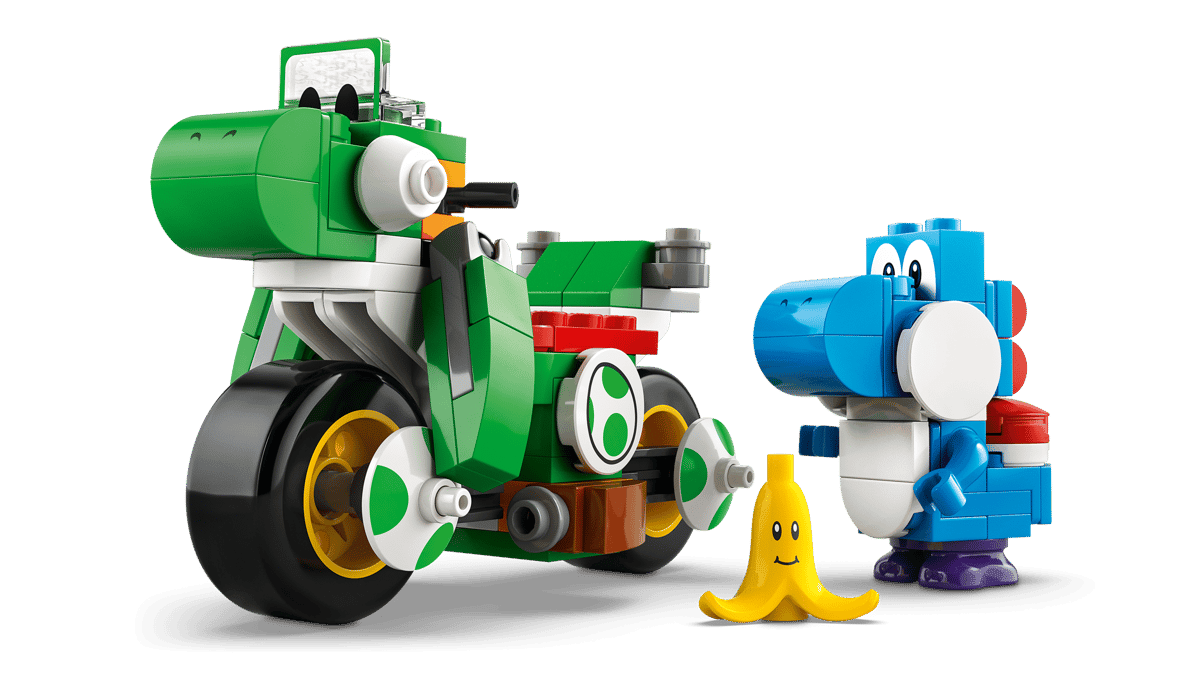 LEGO Super Mario Mario Kart Yoshi Bike Building Set