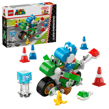 LEGO Super Mario Mario Kart Yoshi Bike Building Set