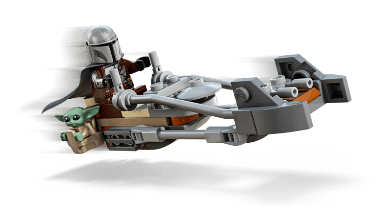 LEGO Star Wars The Mandalorian & Grogu's Speeder Bike Building Set 75436