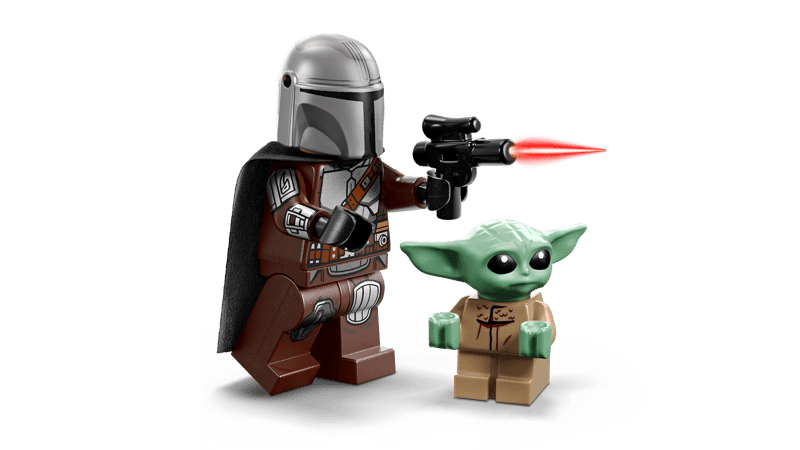 LEGO Star Wars The Mandalorian & Grogu's Speeder Bike Building Set 75436