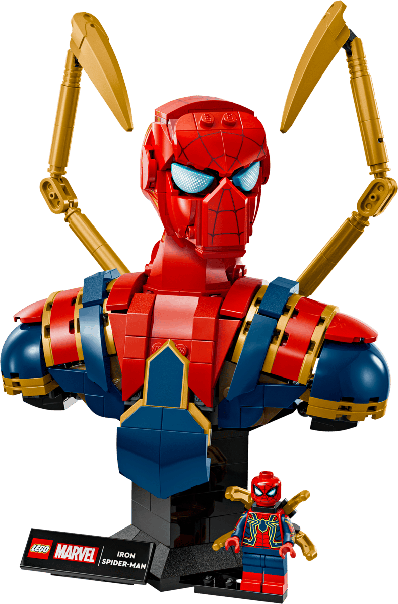 LEGO Marvel Iron Spider-Man Bust Building Set 76326