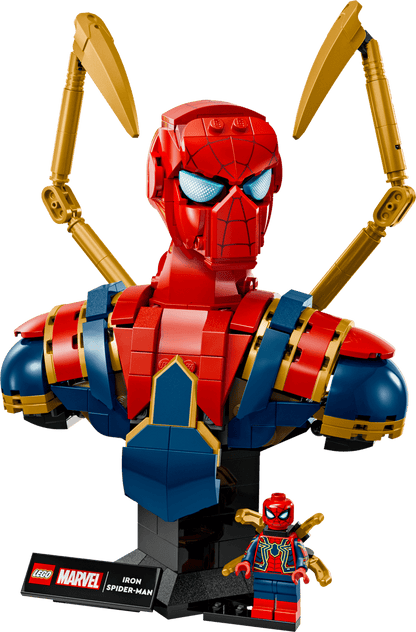 LEGO Marvel Iron Spider-Man Bust Building Set 76326